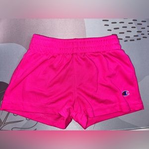 Girls hot pink 18 months champions shorts